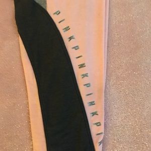 Pink Victoria secret yoga, leggings